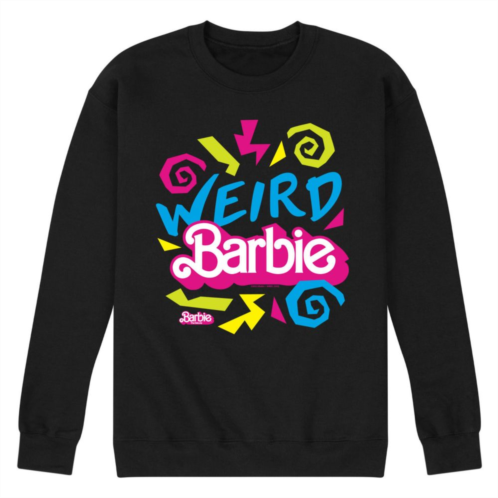 Mens Barbie The Movie Weird Barbie Fleece Sweatshirt