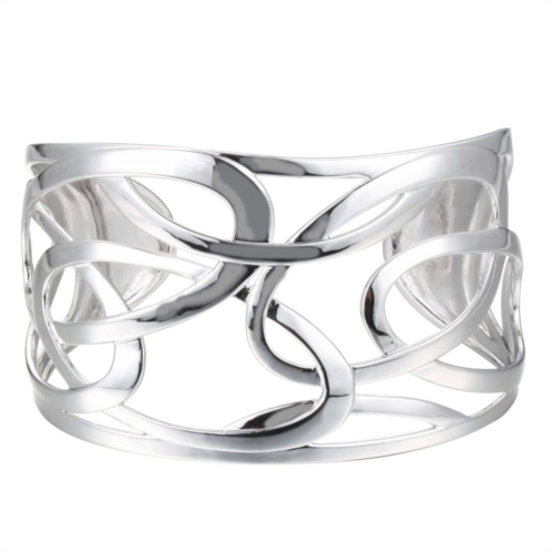 Unbranded Sterling Silver Openwork Cuff Bracelet