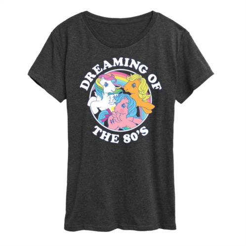Licensed Character Womens My Little Pony Dreaming Of The 80s Graphic Tee
