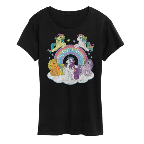 Licensed Character Womens My Little Pony Character Group Graphic Tee