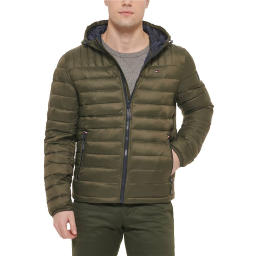 Mens Tommy Hilfiger Hooded Puffer Jacket