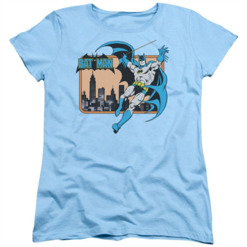 Licensed Character Dc Comics Batman In The City Short Sleeve Womens T-shirt