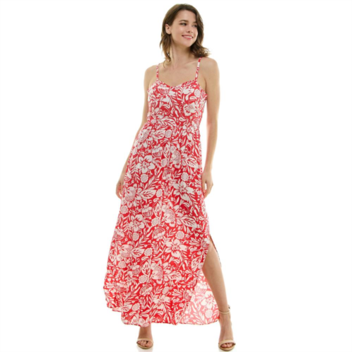 Juniors Lily Rose Sleeveless Molded Cup Maxi Dress