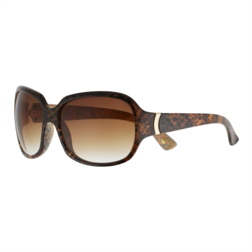 Womens Nine West Wrapped Oval Sunglasses