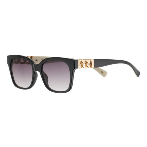 Womens Nine West Square Sunglasses With Chain Detail