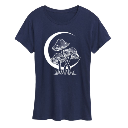 Licensed Character Womens Celestial Mushrooms Graphic Tee