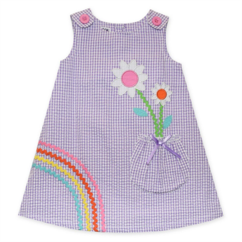 Baby & Toddler Girl Blueberi Boulevard Seersucker Rainbow Ricrac A-Line Sundress