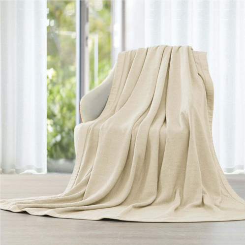 Egyptian Linens 100% Cotton 2-ply Sheet Blanket/throw