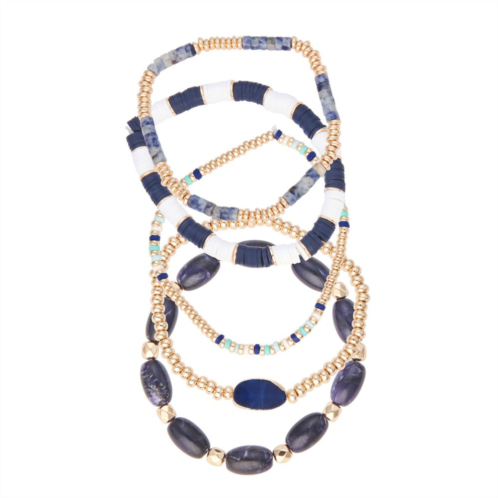 Sonoma Goods For Life Color Block Beaded Bracelet Set