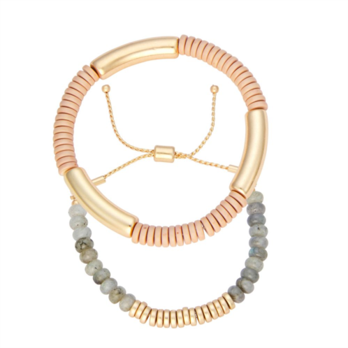 Sonoma Goods For Life Beaded Bracelet 2-piece Set