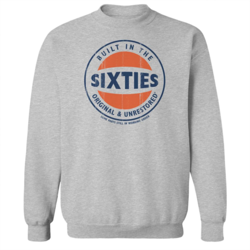 Licensed Character Mens Iconic Sixties Fleece Graphic Sweatshirt