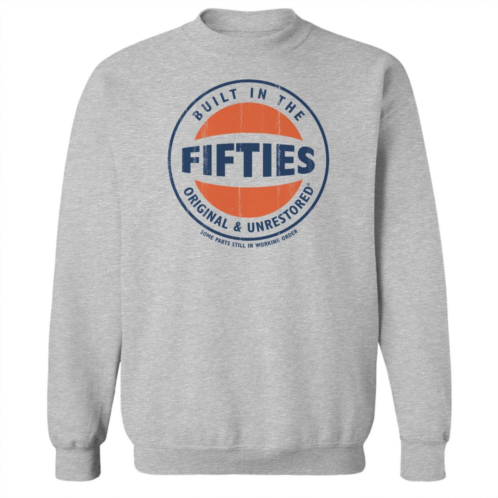 Licensed Character Mens Iconic Fifties Fleece Graphic Sweatshirt