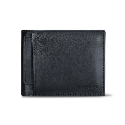 Mens Dockers RFID-Blocking Leather Slim-Fold Wallet with Removable Card Case