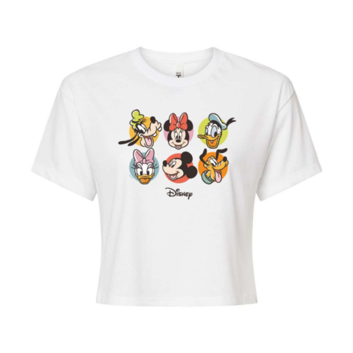 Disneys Mickey Mouse & Friends Juniors Cropped Tee