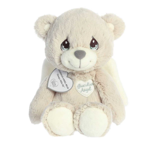 Aurora Medium Off-white Precious Moments 12 Guardian Angel Bear Inspirational Stuffed Animal