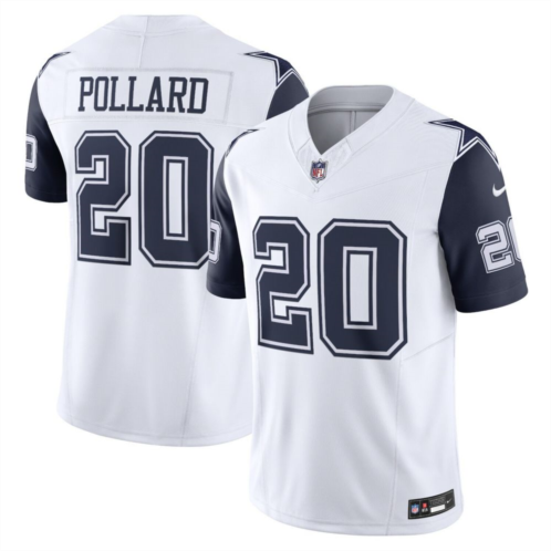 Mens Nike Tony Pollard White Dallas Cowboys Vapor F.U.S.E. Limited Jersey