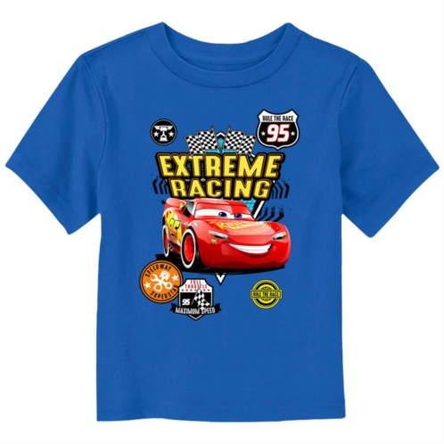 Disney / Pixar Cars Toddler Boy Lightning McQueen Extreme Racing Graphic Tee