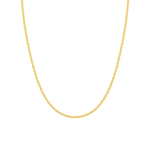 PRIMROSE 18k Gold Plated Baby Rolo Chain