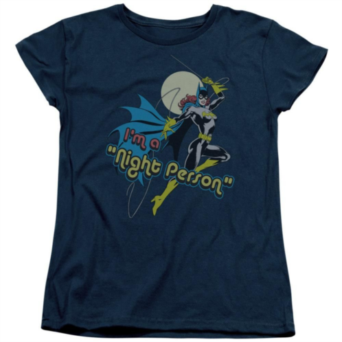 Licensed Character Dc Comics Night Person Short Sleeve Womens T-shirt