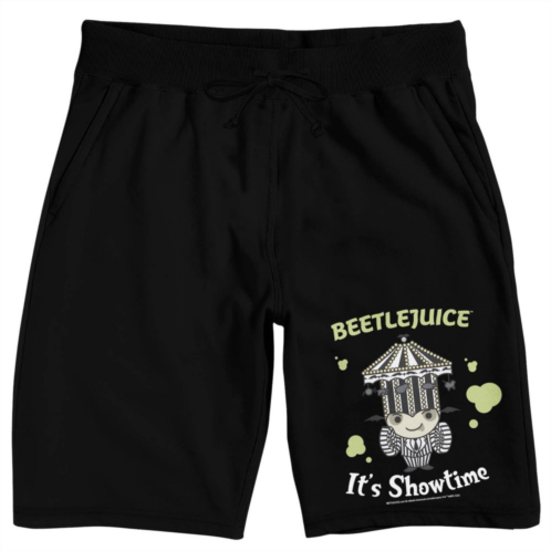 Licensed Character Mens Beetlejuice Its Showtime Sleep Shorts
