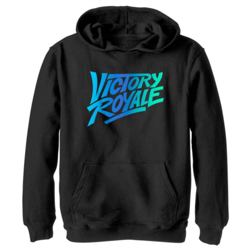 Licensed Character Boys 8-20 Fortnite Victory Royale Gradient Text Graphic Hoodie