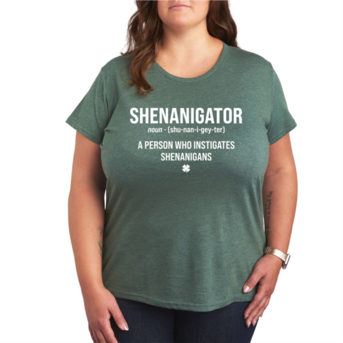 Licensed Character Plus Shenanigator Definition Graphic Tee