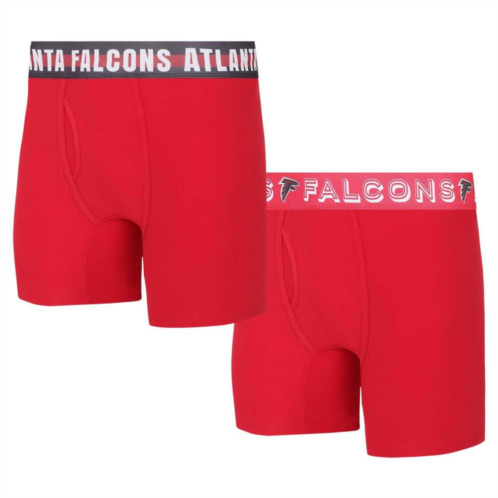 Unbranded Mens Concepts Sport Atlanta Falcons Gauge Knit Boxer Brief Two-Pack