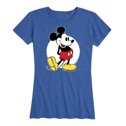 Disneys Mickey Mouse Womens Classic Graphic Tee