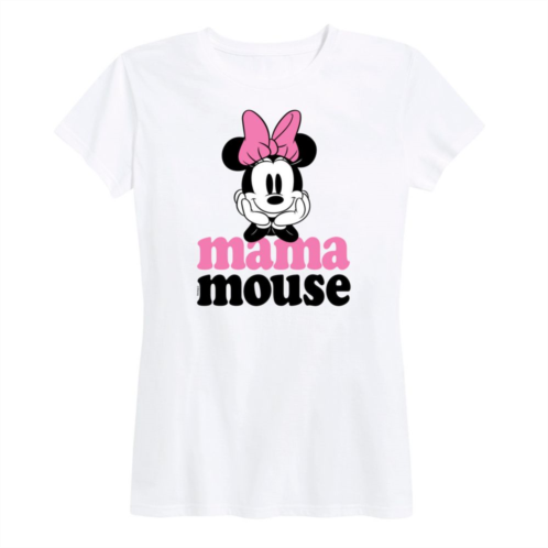 Disneys Minnie Mouse Womens Mama Graphic Tee