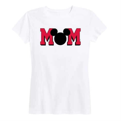 Disneys Mickey Mouse Womens Mom Graphic Tee