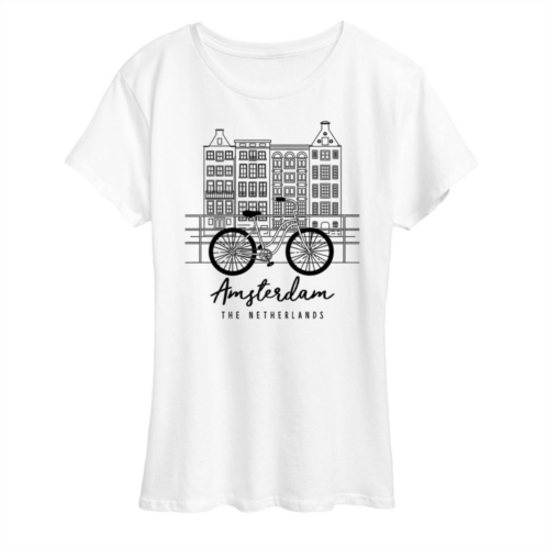 Licensed Character Womens Amsterdam Graphic Tee