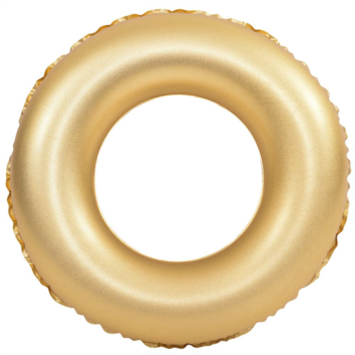 Pool Central 35 Inflatable Golden Pool Ring Float