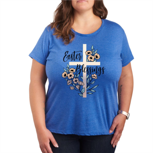 Licensed Character Plus Size Easter Blessings Graphic Tee