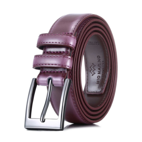 Mio Marino Mens Dual Loop Leather Belt
