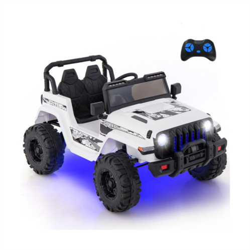 Slickblue 12V Kids Ride-on Jeep Car with 2.4 G Remote Control
