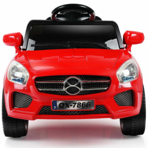 Slickblue 6 V Kids Ride On Car with Rc + Led Lights + Mp3