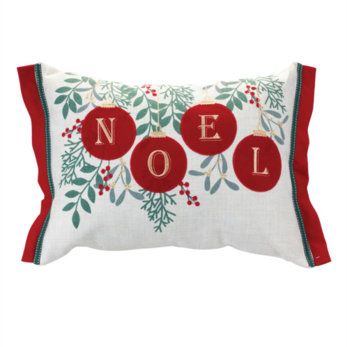 Slickblue Noel Ornaments Throw Pillow 19l