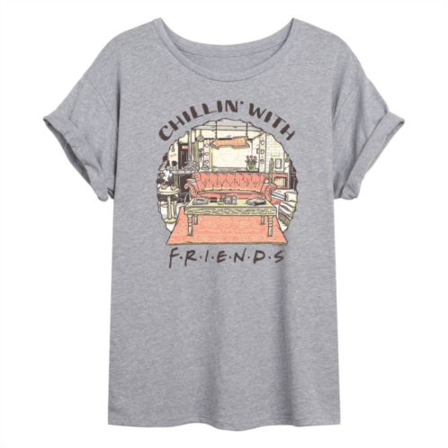 Licensed Character Juniors Friends Chillin With Friends Flowy Tee