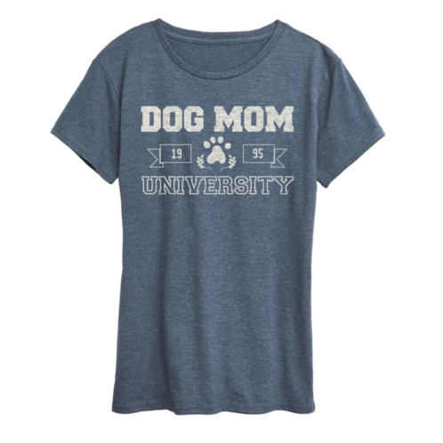 Licensed Character Womens Dog Mom University Graphic Tee