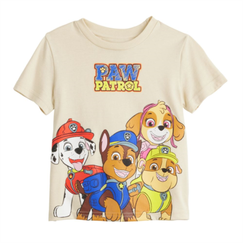 Baby and Toddler Boy Jumping Beans Paw Patrol Group Short Sleeve Tee