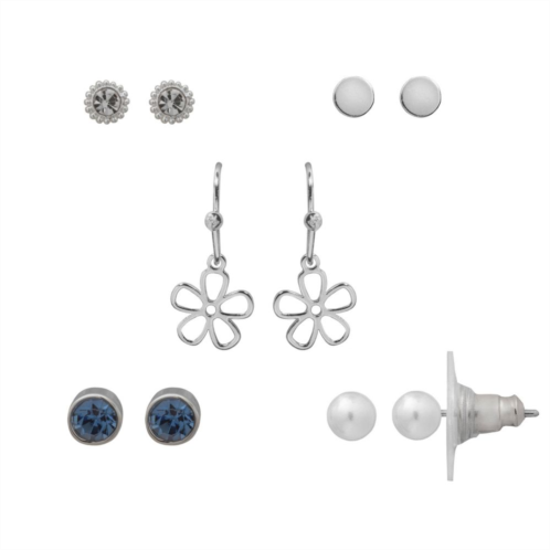 LC Lauren Conrad 5-Piece Multi Stud Earring Set