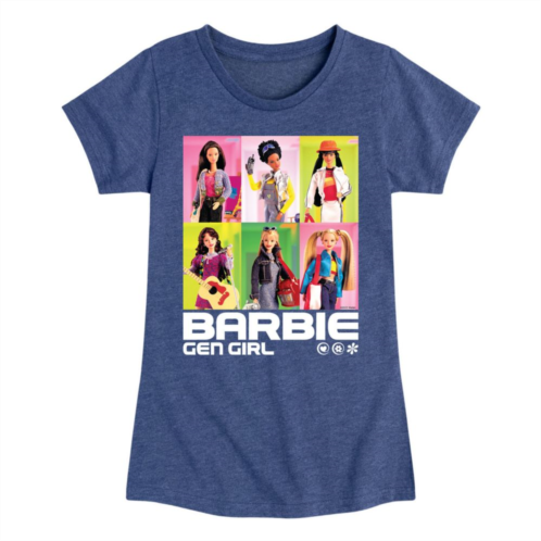 Licensed Character Girls 7-16 Barbie Gen Girl Grid Graphic Tee
