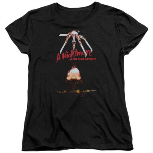 Licensed Character Nightmare On Elm Street Alternate Poster Short Sleeve Womens T-shirt