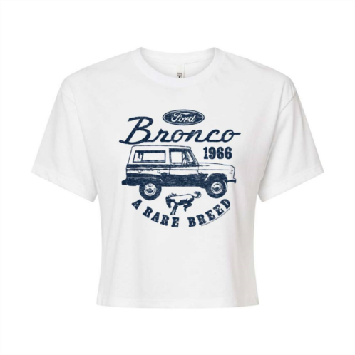 Licensed Character Juniors Ford Bronco Rare Breed Cropped Tee