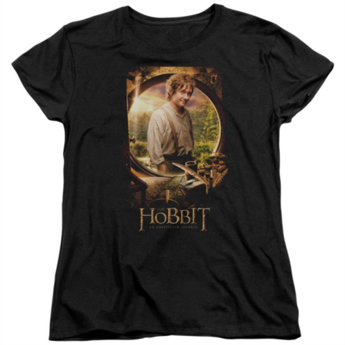 Licensed Character The Hobbit Bilbo Poster Short Sleeve Womens T-shirt
