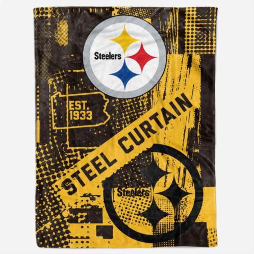 Logo Brands Pittsburgh Steelers 60 x 80 Hometown Blanket