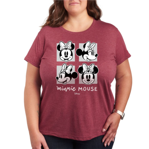 Disneys Minnie Mouse Plus Grid Graphic Tee