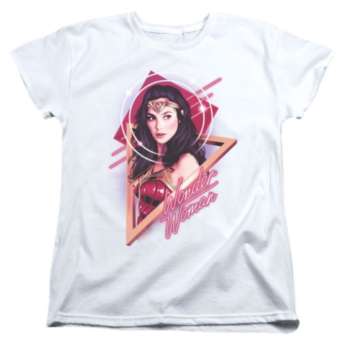 Licensed Character Wonder Woman 84 Soft Glow Short Sleeve Womens T-shirt