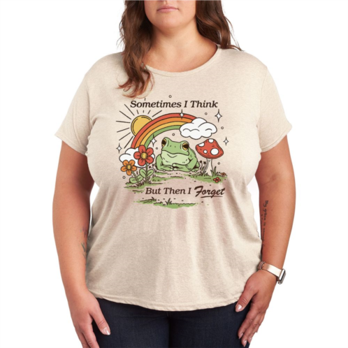 Licensed Character Plus Sometimes I Think Graphic Tee
