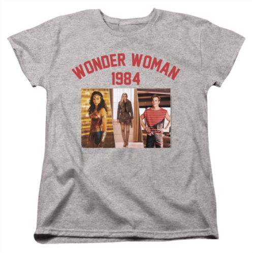 Licensed Character Wonder Woman 84 Collegiate Montage Short Sleeve Womens T-shirt